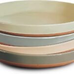 Mora Ceramics 35 oz Ceramic Flat Pasta Bowl Set – Superior Kitchen Essential
