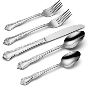 Oneida Azalea 45-Piece Flatware Set